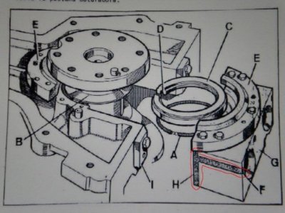 Joint liège de carter d'huile moteur (Gros palier)